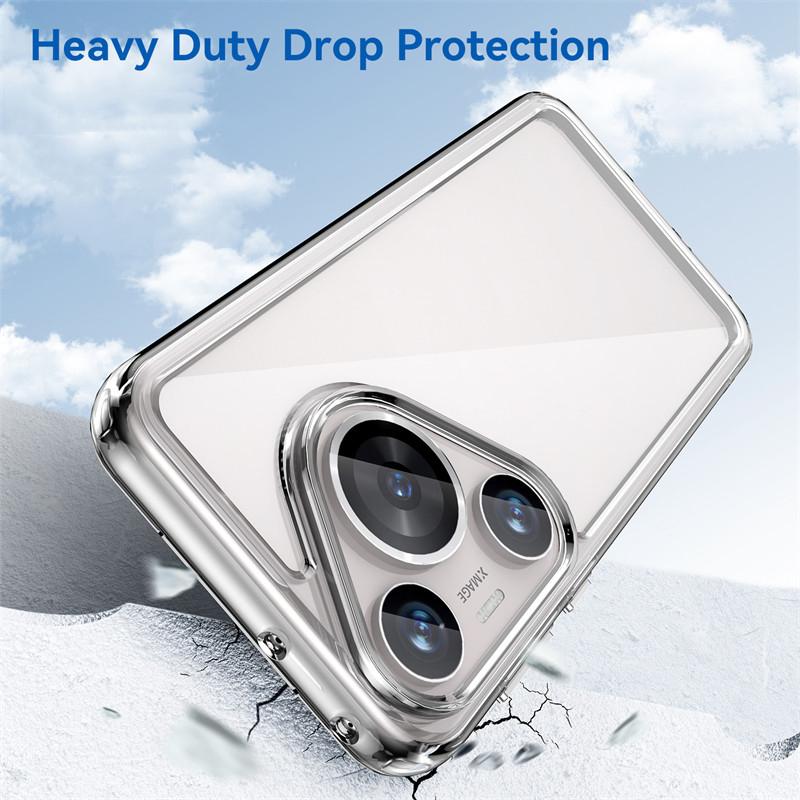 Для Huawei Pura 70 Pro Чехол Huawei Pura 70 Pro Plus Ultra Cover Противоударный Жесткий ПК Роскошный силиконовый защитный чехол для телефона Huawei Pura 70