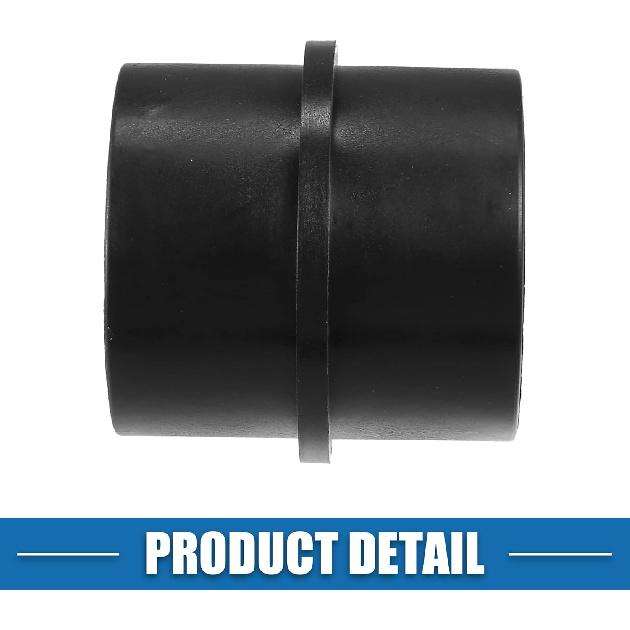 Car Air Ducting Connector Straight Air Heater Duct Joiner Connector Pipe 2.95'' 75Mm OD Black (Set Of 2)