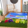 Teletubbies Customize Your Name Floor Rug Office Rug Perfect for Foyer Balcony Study room Game Room Anti-slip Rug Decorate Offices Spiritual Gift