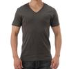 Beisia GUNZE Short and Size M Men's Undershirt, Sleeve, V-Neck, Deodorizing, Antibacterial, Odor-Resistant, Charcoal,