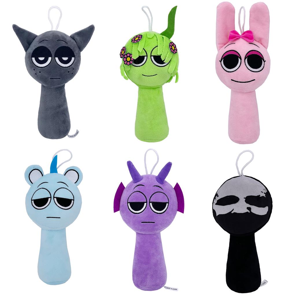 Sprunki Plush Toys Plushie Sprouts Plush Doll Sprunki Incredibox Game Cartoon Pillow Kids Gifts Stuffed Dolls Christmas Gift