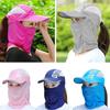 Neck Face Detachable Breathable Wide Brim Beach Cap Shade Hat Sunshade Sun Hat Baseball Cap