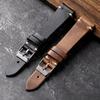 Classic Handmade Premium Leather Watchband 18 19 20 21 22MM Brown Black Horween Chromexcel Men's Bracelet