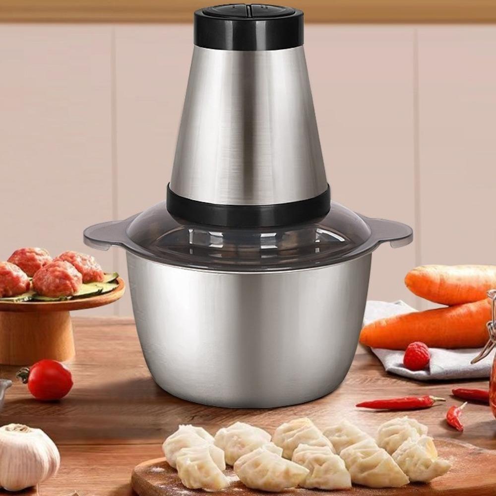 Мясорубка, экономящая труд, эффективный электрический измельчитель, кухонный комбайн, мясорубка из нержавеющей стали, дом