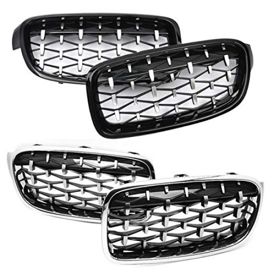 BMW 3 серии F30 F31 Diamond Ранний и Поздний Совместимый со Всеми Левая и Правая Передняя Решетка Кастомные Аксессуары Решетка, Модели, Годы, Комплект, Решетка,