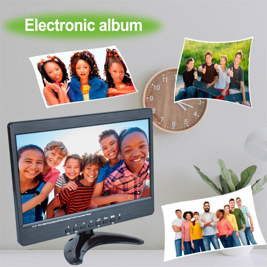 13.3INCH HD IPS LCD Display 1080P Car Headrest Player MP5 Player with Headrest Bracket