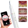 Teeth Cleaning Kit Ultrasonic Tooth Cleaner Dental Tools, Cleaning Rechargeable Plaque Blaster with LED, Tartar Remover, 2 Heads