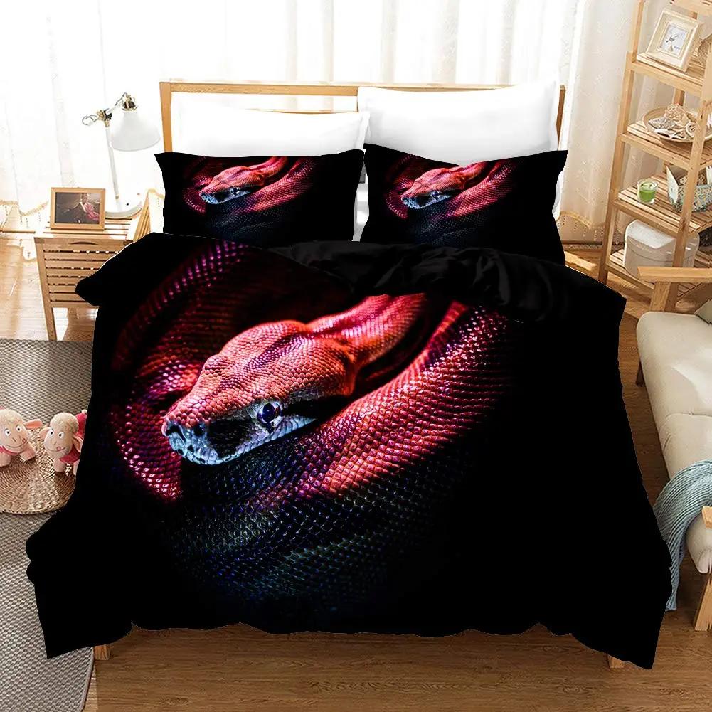 Snake Bedding Set Duvet Cover Set 3d Bedding Digital Printing Bed Linen Queen Size Bedding Set Fashion Design
