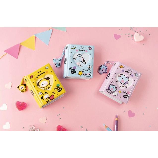 BTS BT21 Minini Официальный коллекционный альбом для карточек фотоальбом для хранения акриловый брелок