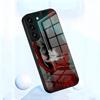 Чехол для телефона HELLSING Аниме для Samsung S26 S25 S24 FE S23 S22 S21 Plus S20 Ultra Note20Ultra Черная Стеклянная Крышка