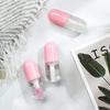 Мини-таблетка Маленькая капсула Нектар для губ Жемчужный Мелкий шиммер Цветной Бесцветный Блеск для губ Вода для зубов Легкое увлажняющее масло для губ