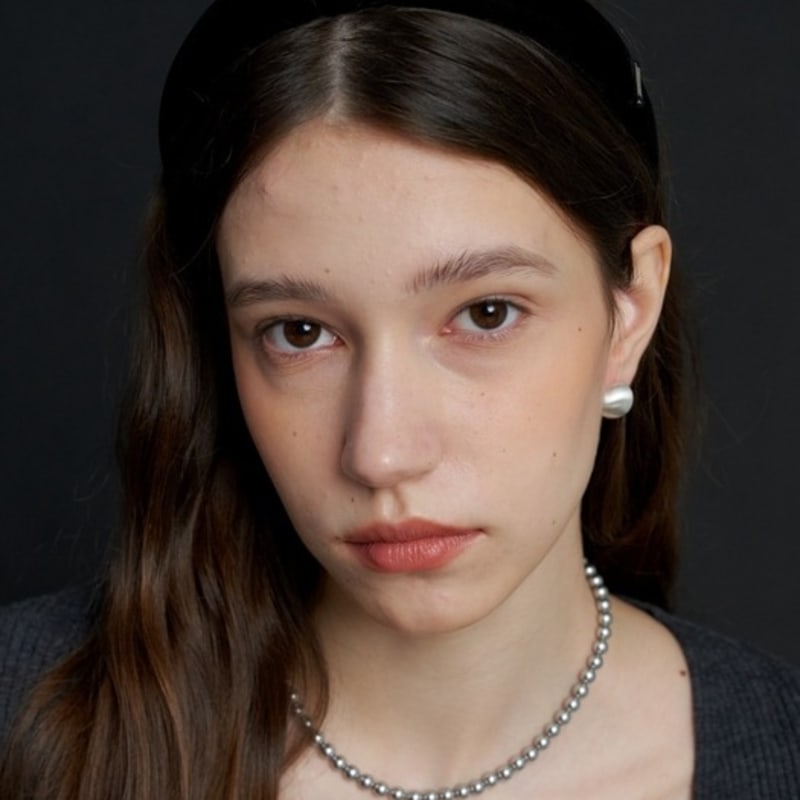 LOVE ME MONSTER Основная бархатная повязка на голову с подкладкой M (L233MHA030)