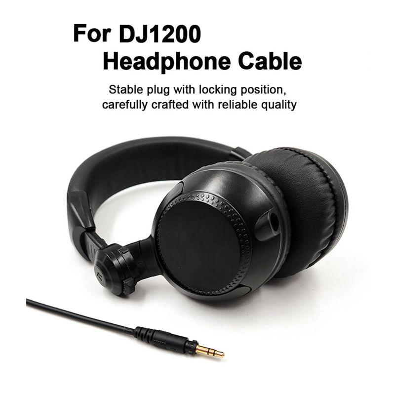 ABNR Professional Headphone Cord For Technics EAH-DJ1200 Mixrheadsets Wire With 3.5Mm And 6.35Mm Connectors