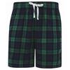 SF Men Mens Tartan Lounge Shorts