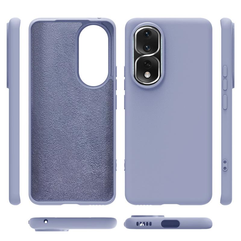 Применимо к Honor X5C имитация жидкого силикона чехол для мобильного телефона Honor Magic8 однотонный силикон внутренняя flocking защитный чехол
