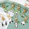 Cute Cartoon Panda Keychain Pendant Bag Key Chain Doll Acrylic Key Pendant Festival Decoration Pendant Cute Keychain Accessories