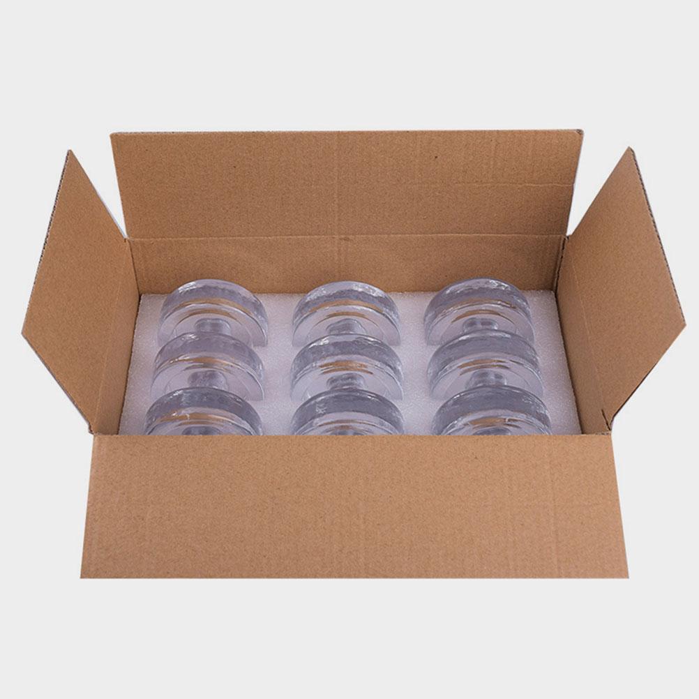 2Pcs Weight Lid Fermenting Jar Glass Lid Mason Jars Lid Kitchen Lid