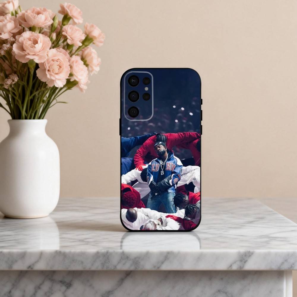 К-Кендрик-К Рэпер Л-Лэмар-Р Чехол для телефона Samsung S25,24,23,22,30,21,10,9,Ultra,Plus,Lite,FE,4,5 G Мягкий черный чехол