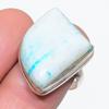 Кольцо из серебра 925 пробы с натуральным гемеморфитом Ларимаром, размер 8 G3e82