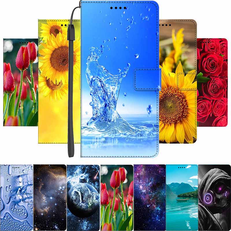 Magnetic Leather Case For Realme Note 60 4G Case Note60 Coque Flip Wallet Bag Book Cover For Realme C61 C63 Phone Case C 61 C 63