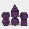 DND Dice Набор многосторонних игральных костей 7 шт. Текстуры Узоры игральных костей для DNDGame RPG Настольные игры Аксессуары Хобби Праздничный подарок