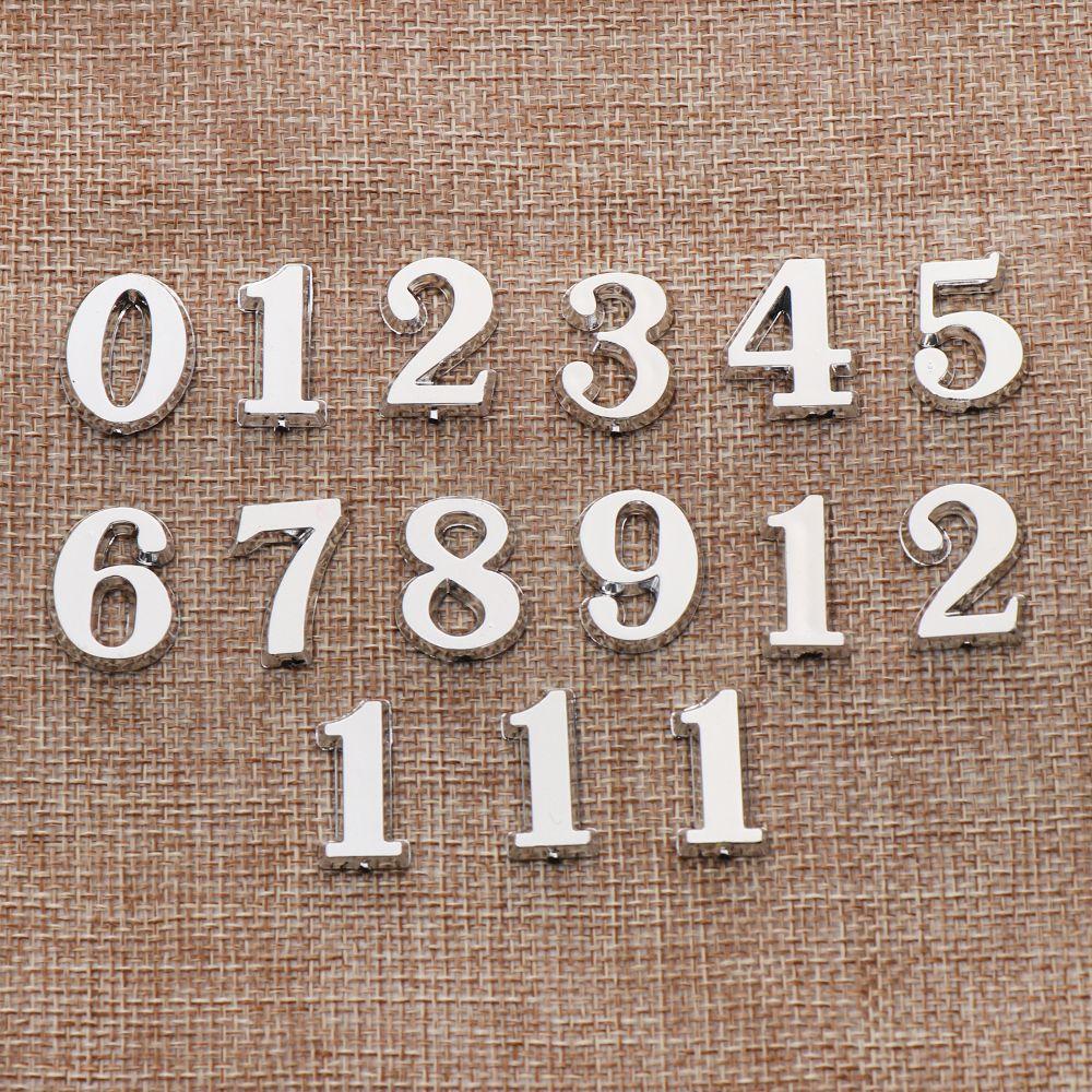 1 SET Digital Restore Repair Clock Parts Arabic Number Clock Numerals Bell Accessories