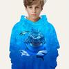 Cool Shark 3D Graphic Print Boys Casual Pullover Long Sleeve Hoodies, Boys Sweatshirt For Spring Fall, Kids Hoodie Tops Outdoor