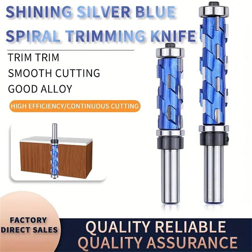 Allsome 1 шт. твердосплавная фреза для заподлицо с хвостовиком 1/2" и двойным подшипником для деревообрабатывающих проектов Идеальная