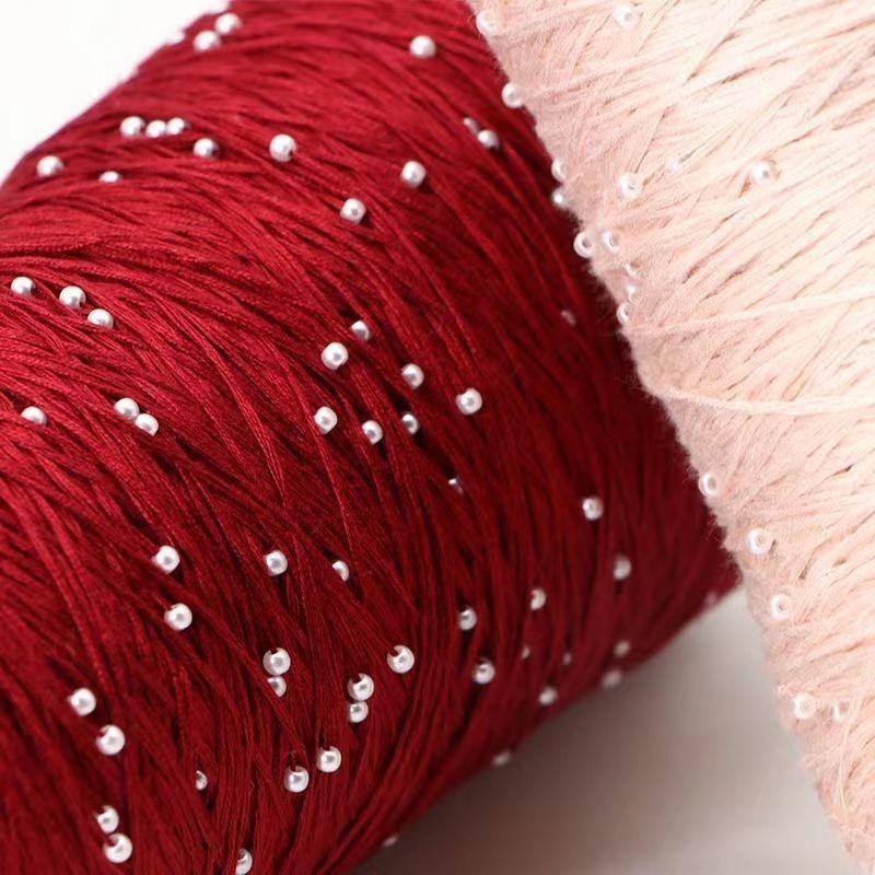 350 г 70% Хлопок Мягкая Пряжа для Вязания Крючком Кружево с Жемчугом № 6 Пряжа для Ручного Вязания для Летних Свитеров Шляп Шарфов Роскошная