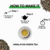 TEA SENSE Himalayan Green Tea | Sweet Aftertaste | Loose Leaf | 100 Gm | Brew In 2-3 Minutes | 50+ Cups