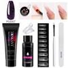 DIY Poly Nail Gel Set Cuticle Pusher Nail Manicure Set Art Nail Extension UV Gel Women Fashion