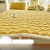 Thickened Taffeta Fleece Mattress, Milk Fleece Sheets, Winter Plus Fleece Dormitory Bedding, Single Mattress, Double