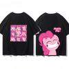 Лето 2026 года новая анимационная серия My Little Pony Briq Yunbao сопутствующие товары футболка с коротким рукавом для унисекс и женщин