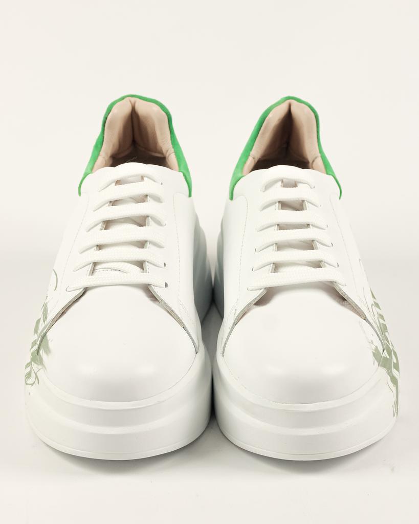 Кроссовки женские Evromoda 44929 36 белые с зеленым