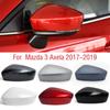 For Mazda 3 Axela M3 2017 2018 Car Wing Door Side Mirror Cap Shell House Outside Rearview Mirror Cover