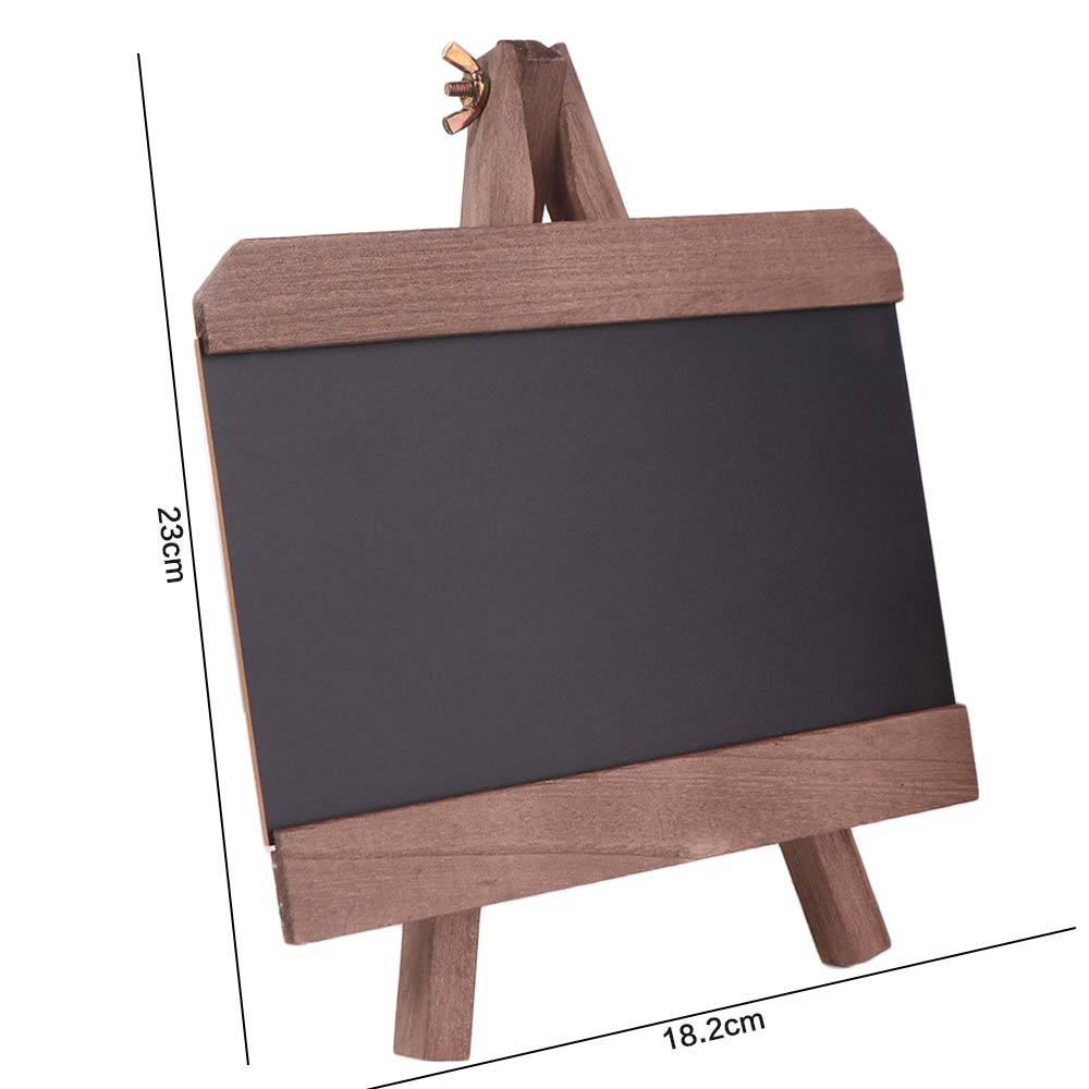 Nordic Style Retro Bar Chalkboard Mini Small Wooden Blackboard Desktop Memo Board  Home Office