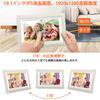 Выпущенная в конце года цифровая фоторамка FHD 2K LCD WIFI дюймовый сенсорный экран IPS Отображение даты видео движения Память 32 ГБ До 64 ГБ MicroSD