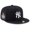2024 World Series Model, Imported from Overseas, New Era Cap, 59FIFTY, New York Yankees, MLB WORLD SERIES SIDE PATCH FITTED CAP NAVY, NEW ERA, NEW