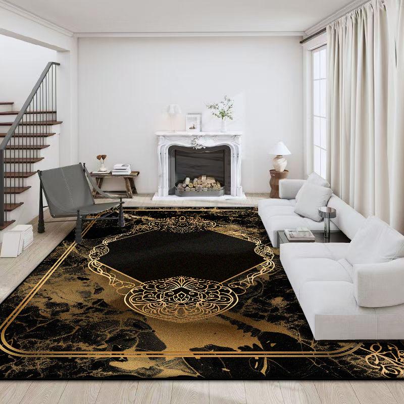 Современное украшение дома роскошный ковер гостиная противоскользящий большой ковер для комнаты мягкий коврик для дивана стола легкая чистка настраиваемый