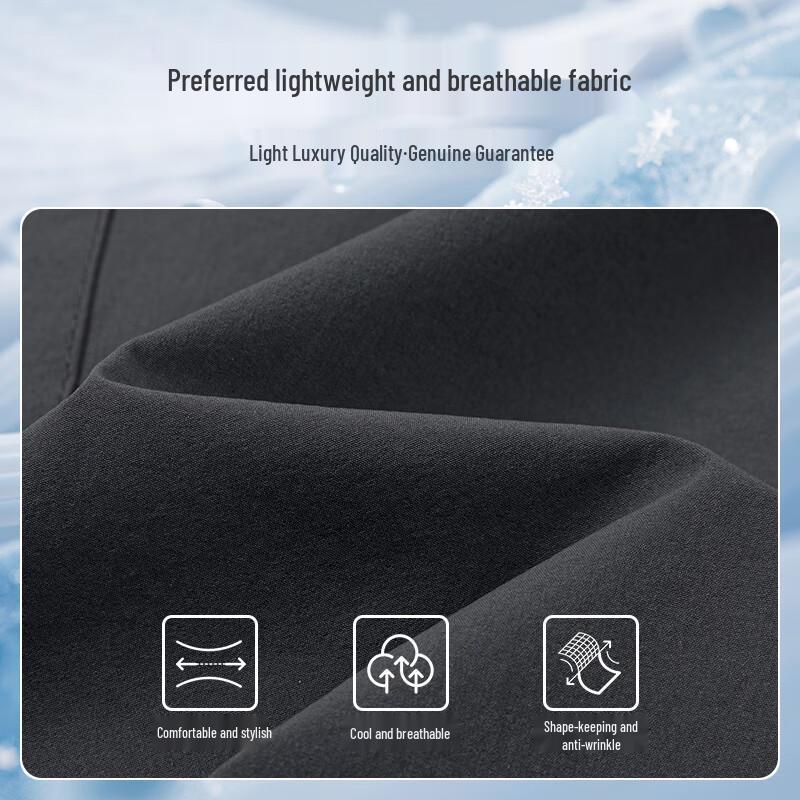 MONTAGUT Men's Lightweight Breathable Casual Trousers