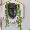 Декоративные вазы из смолы, Горшки для цветов-масок ручной работы DIY, Настенные цветочные горшки для помещений, Садовые настенные украшения для улицы