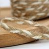 5m Double Color Natural Jute Twine Rope String Cord DIY Craft Burlap Scrapbook