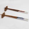 Isso Painted Paulownia Shunami Chopstick 2 Made in Japan Couple's Chopsticks, Chopsticks, Box, + Rest, Holly, Sets,