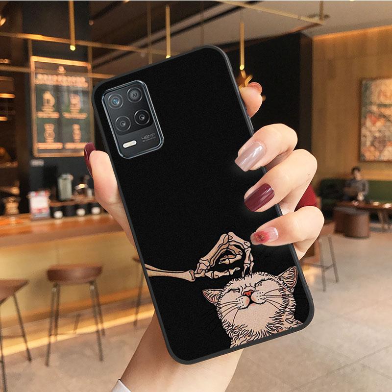Skull Skeleton Tattoo Art Phone Case for OPPO Realme GT 2 Pro X2 Pro XT C25S 8 7 6 Pro 6i GT Master C3 C21 C21Y C11 X3 SuperZoom