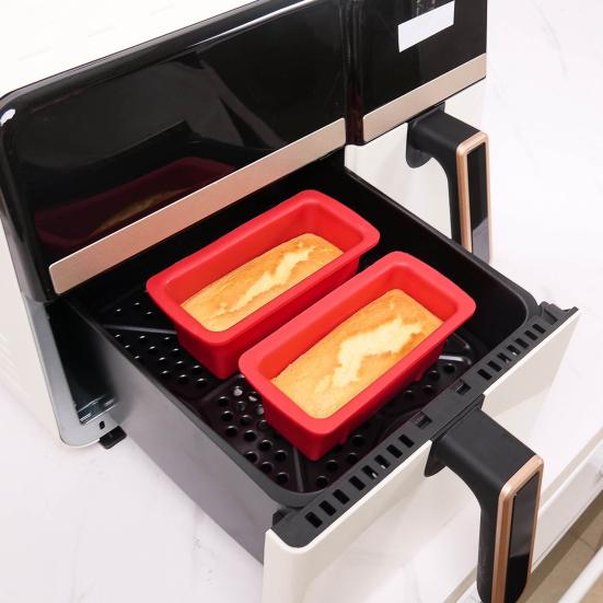 Silicone Loaf Pan Rectangular Cake Mold Large Baking Tray for Toast Bread Desserts High-temperature Resistant Bakeware