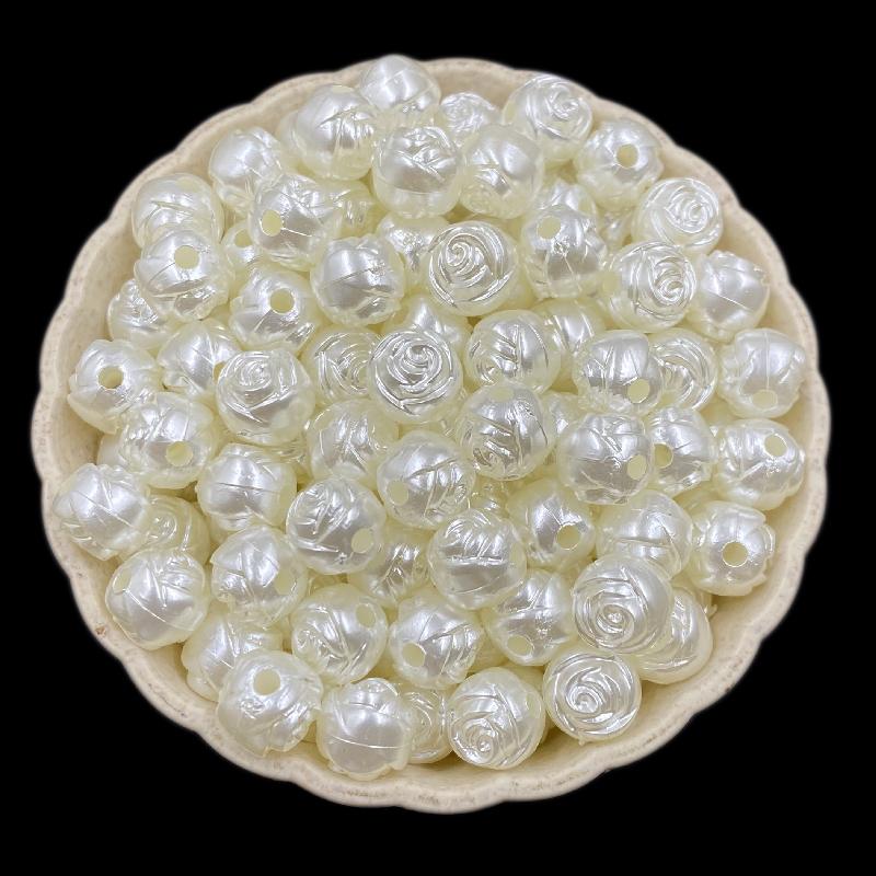 Для изготовления ювелирных изделий, поиска подвесок, бусины, подвески, сделай сам, 5-50 шт., бежевый цветок, ожерелье, браслет, аксессуары