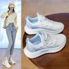Casual Little White Shoes Women's Spring New Trendy Student Women's Shoes Fly-woven Mesh Breathable Sports Shoes