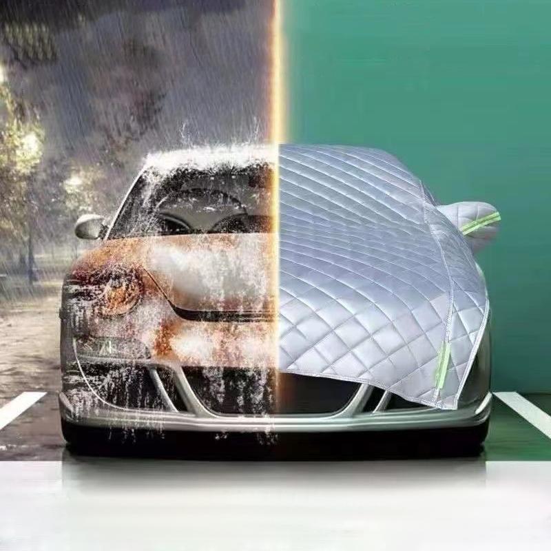 Автомобильный чехол от града, полное покрытие для улицы, дождя, солнца, защита от ультрафиолета, универсальный хлопок, подходит для различных неблагоприятных погодных условий