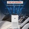Компактный очиститель воздуха для автомобиля и дома с активированным углем для удаления формальдегида