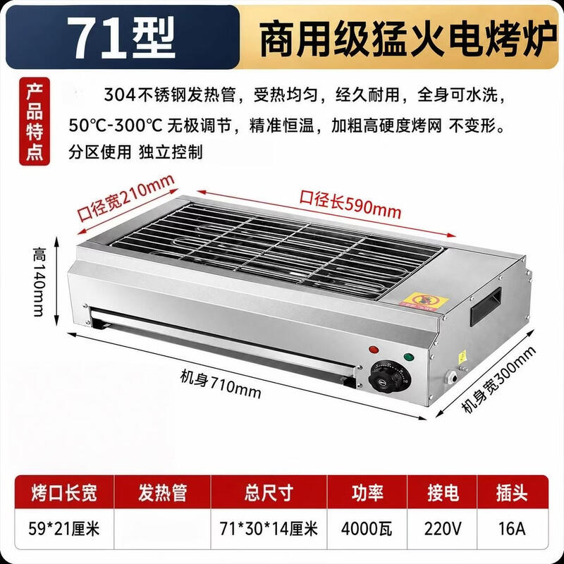 Junchu 2nd Gen Type 71 Smokeless Electric BBQ Grill